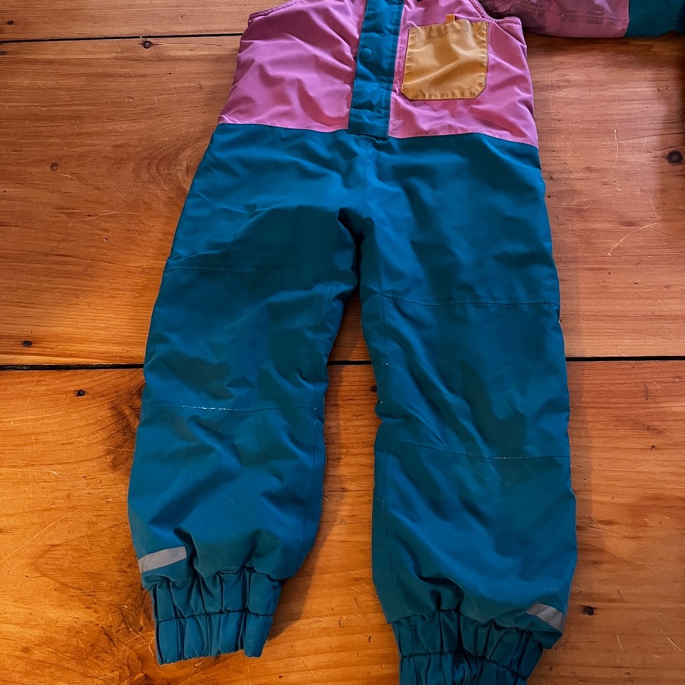 Colorful Kids Patagonia Winter Snowsuit and Jacket